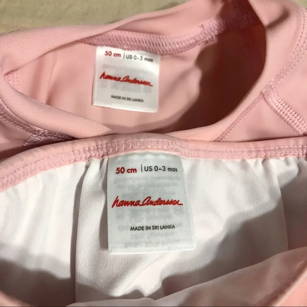 NWOT Hanna Andersson 0-3 Months Unicorn Rashguard Swimsuit
